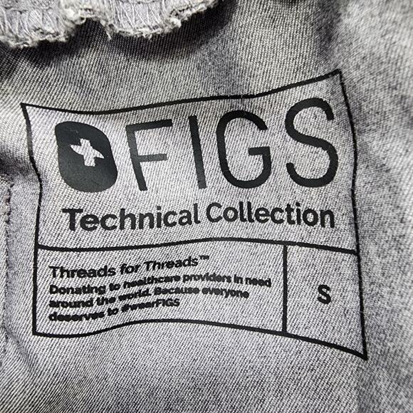 Figs Pants Womens S Gray Yola Skinny Straight Scrub Pant Uniform Medical Work - Picture 4 of 12